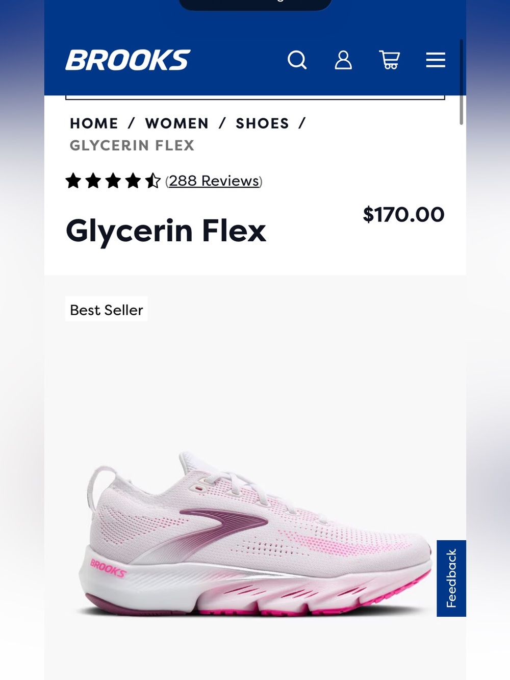 Brooks Glycerin Flex - size 10 - Picture 8 of 8